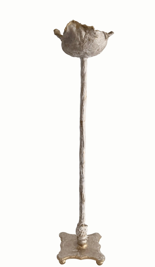 Sculptured Pillar Crown Candelabra